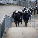 Świętokrzyscy policjanci trenowali na stadionie - Radio Kielce