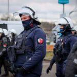 Świętokrzyscy policjanci trenowali na stadionie - Radio Kielce