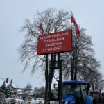 09.02.2024. Maruszów. Protest rolników / Fot. Patryk Wójcik - Radio Kielce
