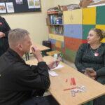 11.02.2024. Bilcza w gminie Obrazów. Rejestracja dawców szpiku. / Fot. Grażyna Szlęzak - Radio Kielce