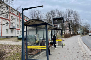 Kielce. Słupy pod tablice świetlne / Fot. Wiktor Taszłow - Radio Kielce