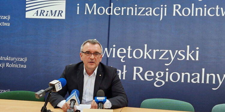 Piotr Żołądek, dyrektor Świętokrzyskiego Oddziału Regionalnego ARiMR / Fot. Marzena Smoręda