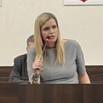 Na zdjęciu Magdalena Szczukiewicz - prezeska KS Iskra Kielce. / Fot. Jakub Rożek - Radio Kielce