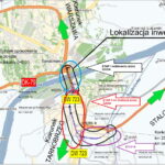 Sandomierz. Mapa realizacji zadania: Lwowska bis. / Źródło. ŚZDW