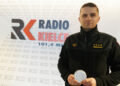 28.02.2024 Raport Dnia. Radio Kielce. Na zdjęciu: Ml bryg Marcin Bajur. / Fot. Aleksandra Kwaśniewska - Radio Kielce