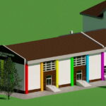 Pawłów inwestuje w sport - Radio Kielce Wizualizacja hali przy Szkole Podstawowej w Szerzawach. / Fot. Gmina Pawłów