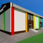 Pawłów inwestuje w sport - Radio Kielce Wizualizacja hali przy Szkole Podstawowej w Szerzawach. / Fot. Gmina Pawłów