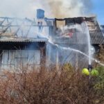 21.03.2024. Węglów. Pożar / Fot. PSP Starachowice