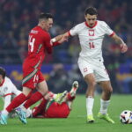 26.03.2024. Walia. Cardiff. Mecz Walia - Polska. Finał baraży o awans do piłkarskich mistrzostw Europy 2024 / Fot. Leszek Szymański - PAP