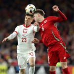 26.03.2024. Walia. Cardiff. Mecz Walia - Polska. Finał baraży o awans do piłkarskich mistrzostw Europy 2024 / Fot. Leszek Szymański - PAP