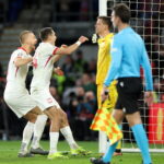 26.03.2024. Walia. Cardiff. Mecz Walia - Polska. Finał baraży o awans do piłkarskich mistrzostw Europy 2024 / Fot. Leszek Szymański - PAP