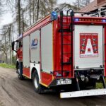 15.03.2024. Antoniów. Trzyletni chłopiec wpadł do przydomowego stawu / Fot. Ratownictwo Powiatu Ostrowieckiego - Facebook