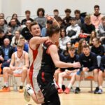 28.01.2024. Kielce. 1. runda play off o mistrzostwo grupy C II ligi koszykarzy: AZS UJK Kielce - OPTeam Resovia Rzeszów / Fot. AZS UJK Kielce