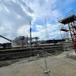 25.03.2024. Starachowice. Konstrukcja stalowa na wiadukcie / Fot. Marek Materek - Facebook