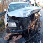 Cztery osoby ranne w zderzeniu dwóch samochodów - Radio Kielce 08.03.2024. Czerwona Górka. Wypadek / Fot. mł. asp. Maciej Rokita - JRG Skarżysko-Kamienna