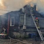 21.03.2024. Węglów. Pożar / Fot. PSP Starachowice