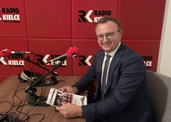 Na zdjęciu Marcin Piwnik - starosta Sandomierski / Fot. Grażyna Szlęzak – Radio Kielce