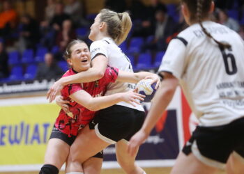 06.03.2024. Kielce. Mecz 11. kolejki Ligi Centralnej Piłki Ręcznej: Suzuki Korona Handball Kielce - Handball Warszawa / Fot. Wiktor Taszłow - Radio Kielce