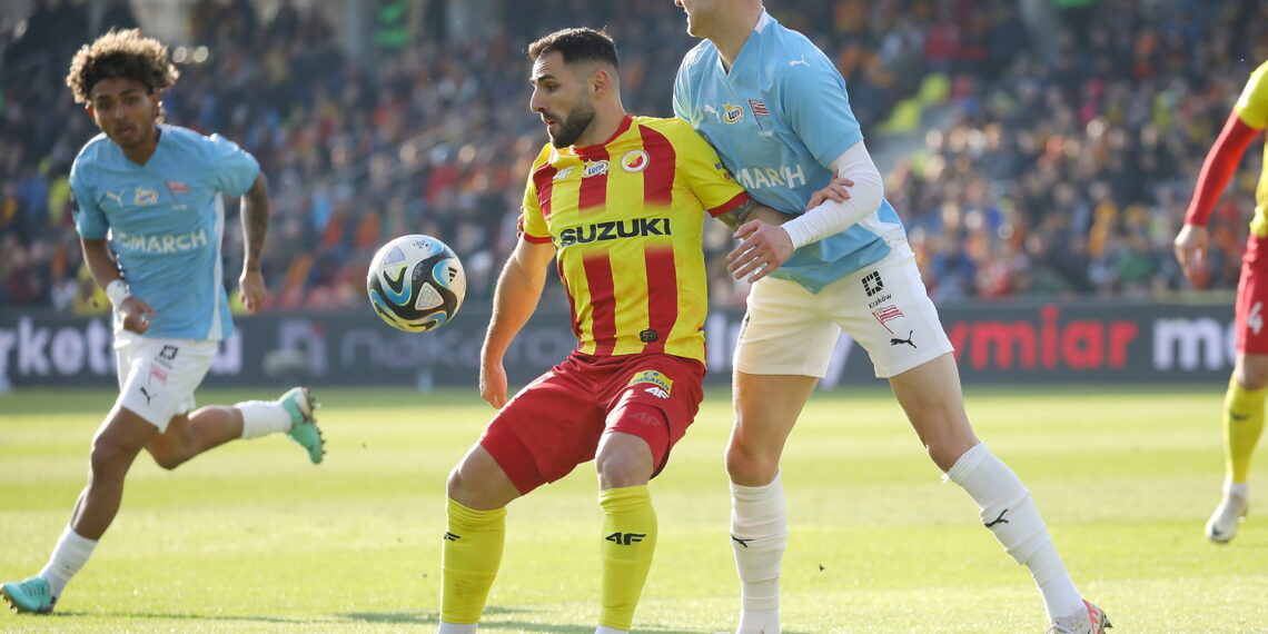 09.03.2024. Kielce. Mecz Korona Kielce - Cracovia Kraków / Fot. Wiktor Taszłow - Radio Kielce