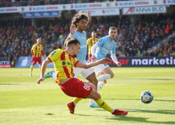 09.03.2024. Kielce. Mecz Korona Kielce - Cracovia Kraków / Fot. Wiktor Taszłow - Radio Kielce