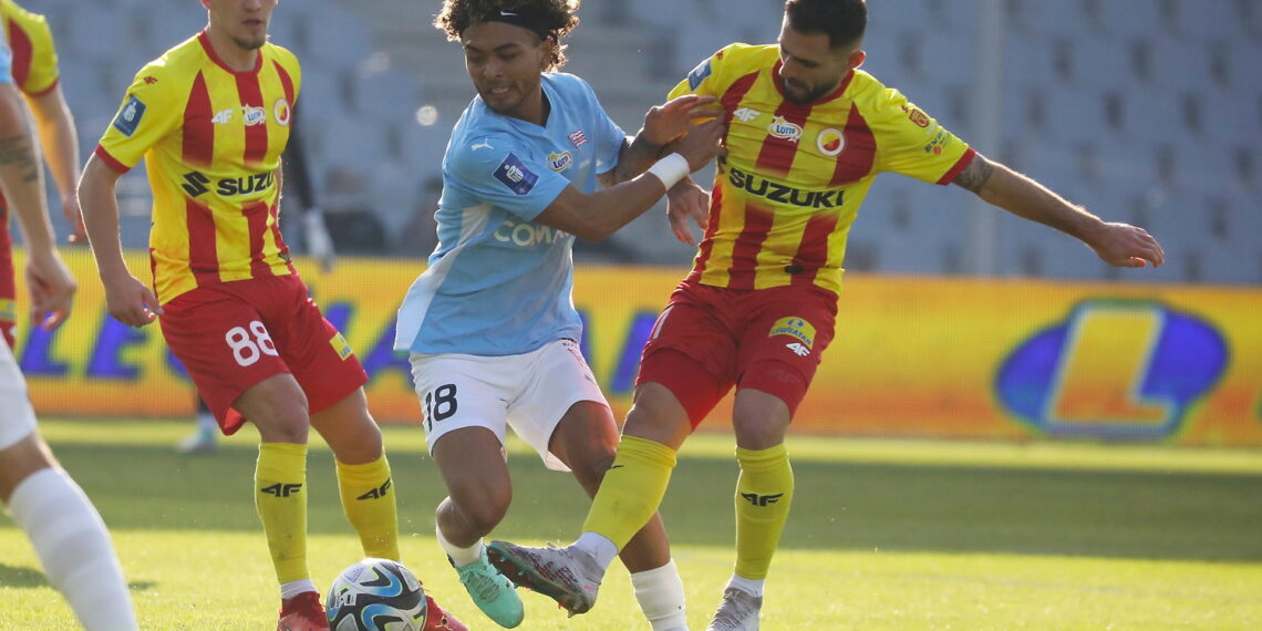 09.03.2024. Kielce. Mecz Korona Kielce - Cracovia Kraków / Fot. Wiktor Taszłow - Radio Kielce