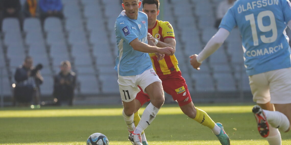 09.03.2024. Kielce. Mecz Korona Kielce - Cracovia Kraków / Fot. Wiktor Taszłow - Radio Kielce