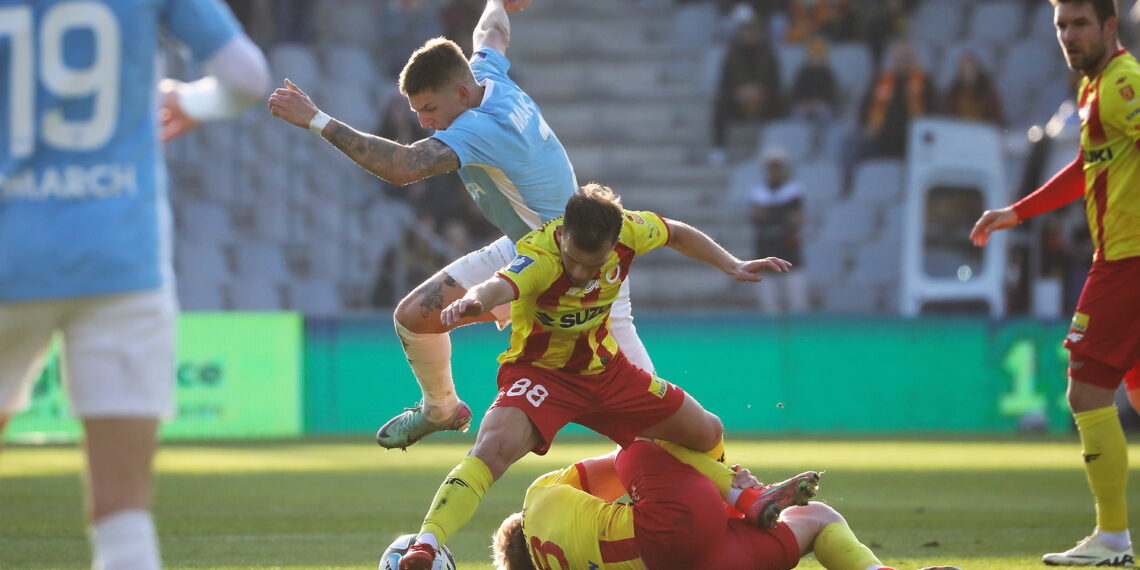 09.03.2024. Kielce. Mecz Korona Kielce - Cracovia Kraków / Fot. Wiktor Taszłow - Radio Kielce
