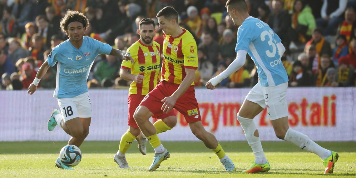 09.03.2024. Kielce. Mecz Korona Kielce - Cracovia Kraków / Fot. Wiktor Taszłow - Radio Kielce