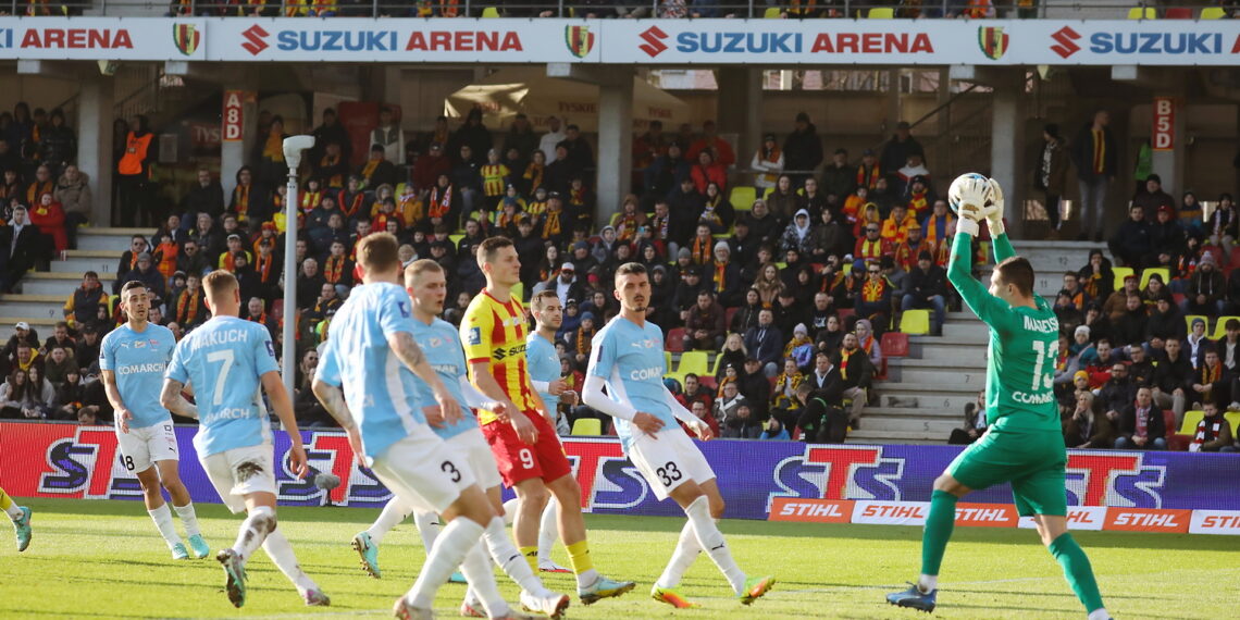 09.03.2024. Kielce. Mecz Korona Kielce - Cracovia Kraków / Fot. Wiktor Taszłow - Radio Kielce