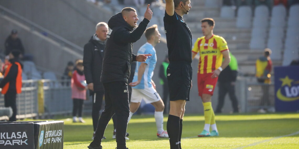09.03.2024. Kielce. Mecz Korona Kielce - Cracovia Kraków / Fot. Wiktor Taszłow - Radio Kielce