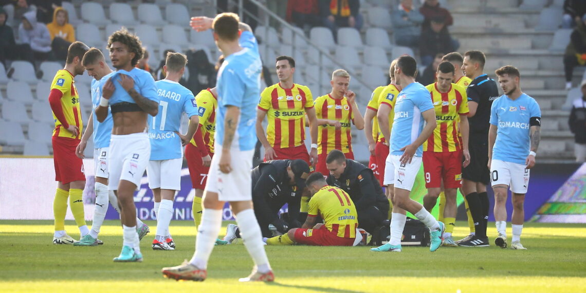 09.03.2024. Kielce. Mecz Korona Kielce - Cracovia Kraków / Fot. Wiktor Taszłow - Radio Kielce