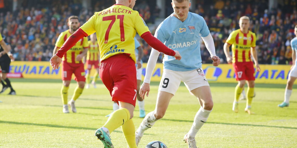 09.03.2024. Kielce. Mecz Korona Kielce - Cracovia Kraków / Fot. Wiktor Taszłow - Radio Kielce