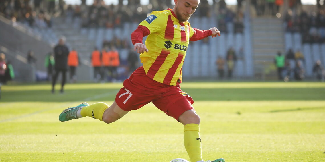 09.03.2024. Kielce. Mecz Korona Kielce - Cracovia Kraków / Fot. Wiktor Taszłow - Radio Kielce