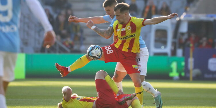 09.03.2024. Kielce. Mecz Korona Kielce - Cracovia Kraków / Fot. Wiktor Taszłow - Radio Kielce