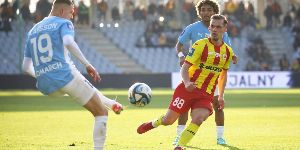 09.03.2024. Kielce. Mecz Korona Kielce - Cracovia Kraków / Fot. Wiktor Taszłow - Radio Kielce