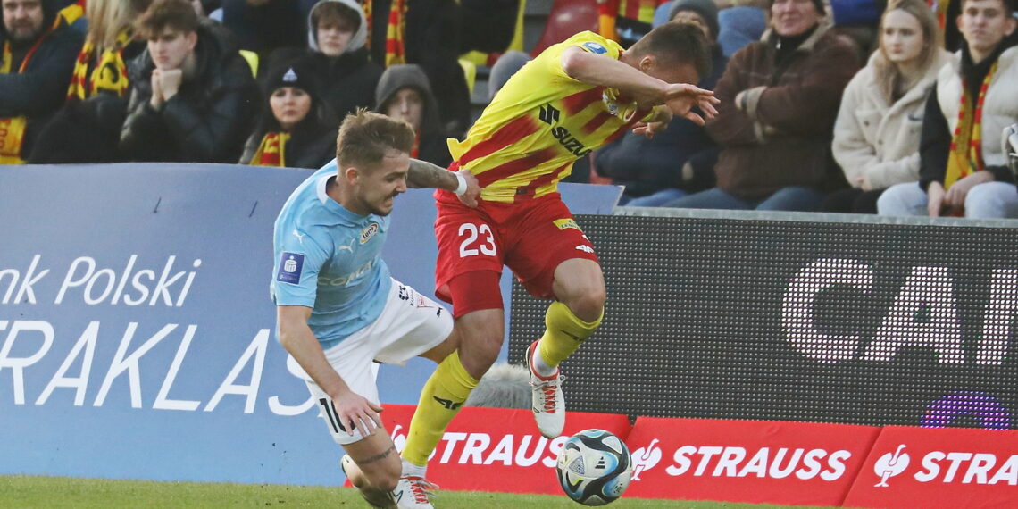 09.03.2024. Kielce. Mecz Korona Kielce - Cracovia Kraków / Fot. Wiktor Taszłow - Radio Kielce