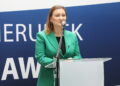 12.03.2024. Kielce. Giełda szkół w Centrum Kształcenia Zawodowego CK Technik. Na zdjęciu: Paulina Piechna-Więckiewicz - wiceminister edukacji narodowej / Fot. Wiktor Taszłow - Radio Kielce