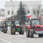 14.03.2024. Kielce. Protest rolników / Fot. Wiktor Taszłow - Radio Kielce