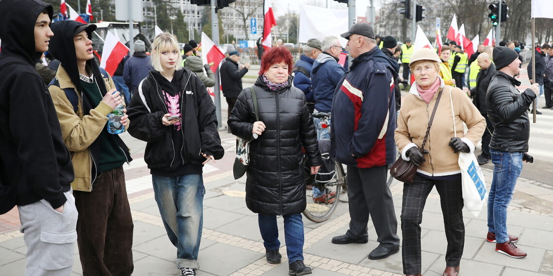 14.03.2024. Kielce. Protest rolników / Fot. Wiktor Taszłow - Radio Kielce