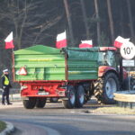 20.03.2024. Cedzyna. Protest rolników / Fot. Wiktor Taszłow - Radio Kielce