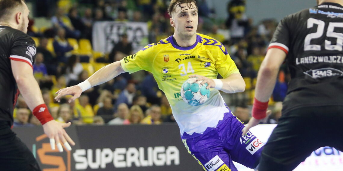 02.03.2024. Kielce. 23. kolejka Orlen Superligi: Industria Kielce - MMTS Kwidzyn / Fot. Wiktor Taszłow - Radio Kielce