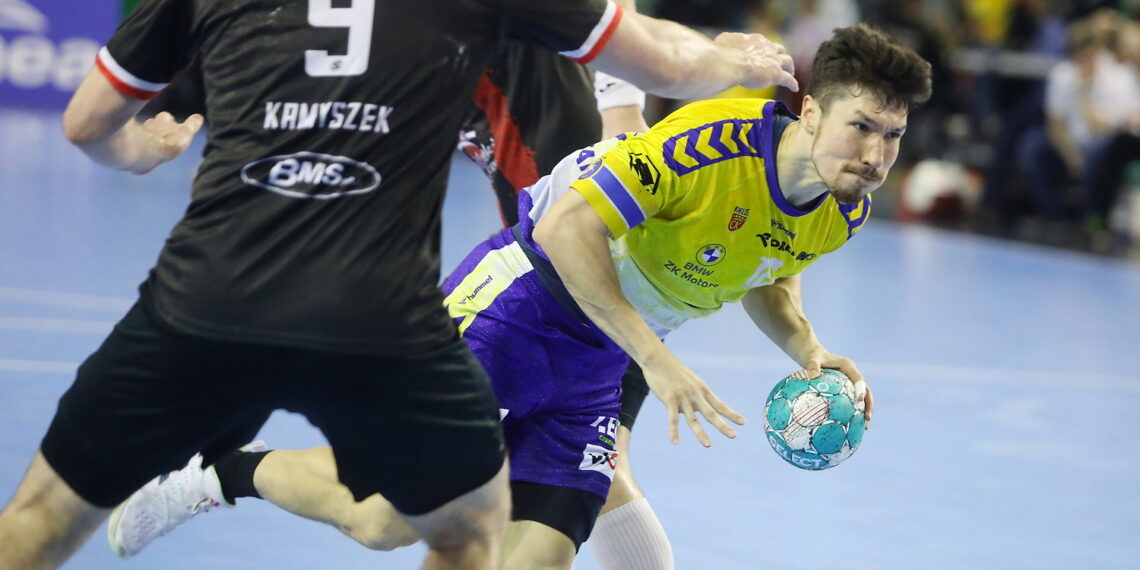 02.03.2024. Kielce. 23. kolejka Orlen Superligi: Industria Kielce - MMTS Kwidzyn / Fot. Wiktor Taszłow - Radio Kielce