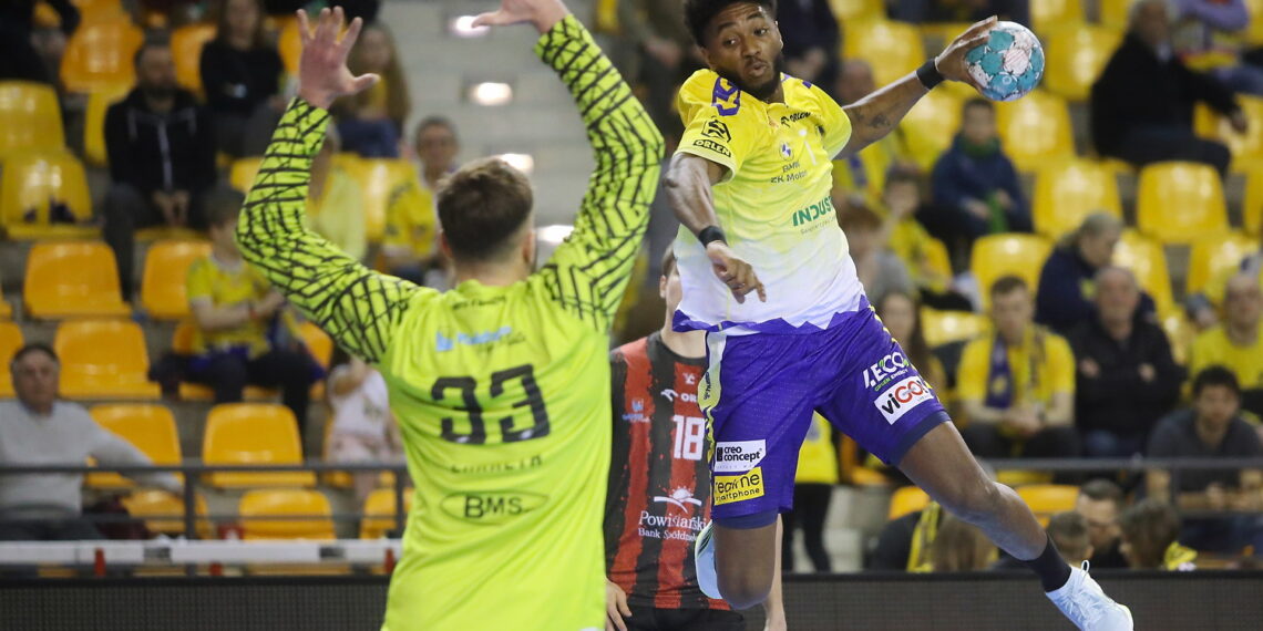 02.03.2024. Kielce. 23. kolejka Orlen Superligi: Industria Kielce - MMTS Kwidzyn / Fot. Wiktor Taszłow - Radio Kielce