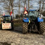 21.03.2024. Cedzyna. Protest rolników / Fot. Adrian Karwat - Radio Kielce