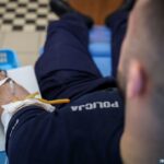 27.03.2024. Kielce. Świętokrzyscy policjanci oddali honorowo krew / źródło: KWP w Kielcach