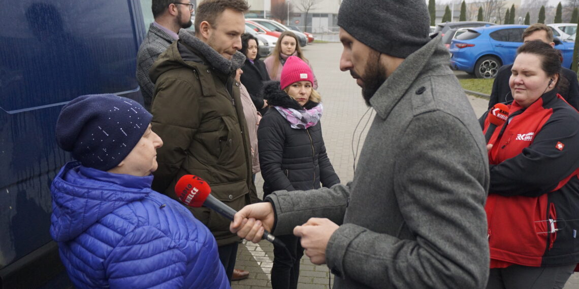 13.03.2024. Starachowice. Program Interwencja Radia Kielce. / Fot. Krzysztof Bujnowicz - Radio Kielce