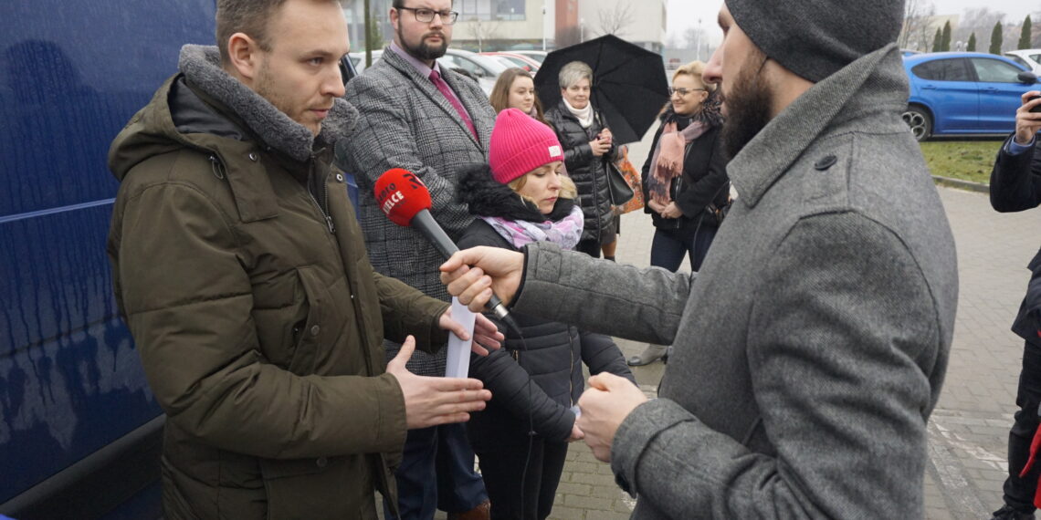13.03.2024. Starachowice. Program Interwencja Radia Kielce. / Fot. Krzysztof Bujnowicz - Radio Kielce