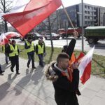 21.03.2024. Kielce. Aleja IX Wieków Kielc. Protest rolników / Fot. Jarosław Kubalski – Radio Kielce