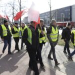 21.03.2024. Kielce. Aleja IX Wieków Kielc. Protest rolników / Fot. Jarosław Kubalski – Radio Kielce