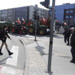 21.03.2024. Kielce. Aleja IX Wieków Kielc. Protest rolników / Fot. Jarosław Kubalski – Radio Kielce